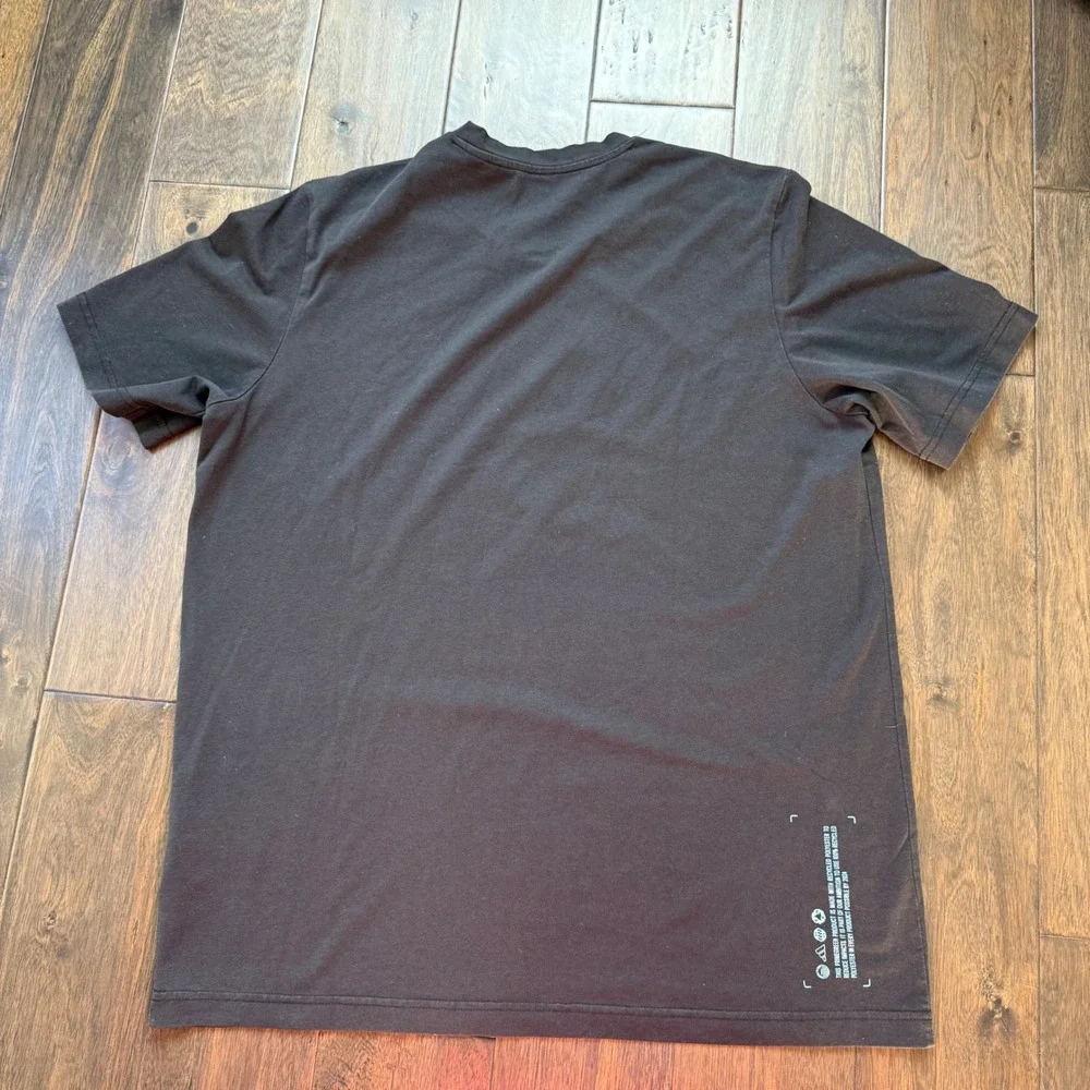 Adidas T-Shirt‎ Men Large Black Excellent Primegreen Aeroready Graphic GK3460